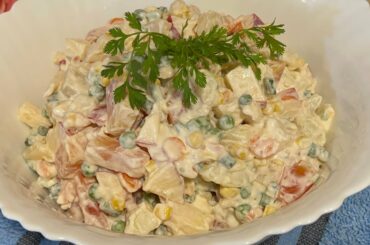 Russian Salad | Best Healthy & Tasty Salad | Best For Parties | Russian salad recipe