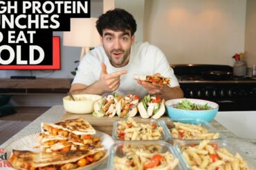 EASY HIGH PROTEIN PACKED LUNCHES TO EAT COLD | HOW TO MEAL PREP LIKE A BOSS - Ep. 2