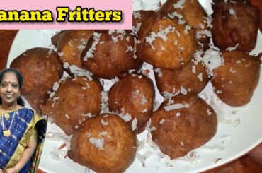 Snack Recipe - Banana Fritters by Best Cook Amma | Quick Evening Snack | Healthy Evening Snack