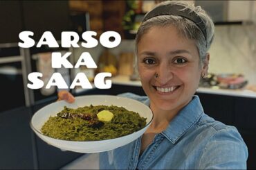 DELICIOUS, SUPER SIMPLE and HEALTHY SARSON KA SAAG | Saag recipe | Food with Chetna