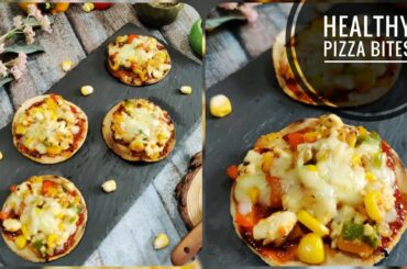 Healthy Pizza Bites | Jowar Bhakri Pizza | Tasty Diet Recipes | Weight loss recipes |