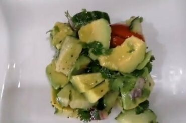 Cucumber Tomato and Avocado Salad Recipe, healthy and tasty