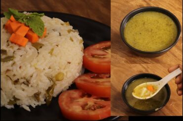 VEG BEAN PULAO WITH VEG HEALTHY GREENY SOUP RECIPE - BEST FOR DINNER | YUMMY BOHRA RECIPES