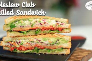Coleslaw Club Grilled Sandwich | Healthy Street Style Recipe | Chetna Patel Recipes