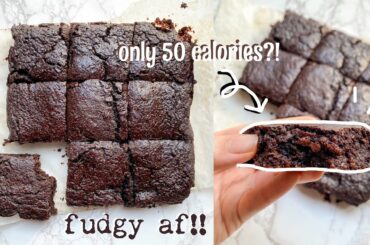 low calorie brownie recipe! (healthy & easy)