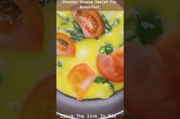 Delicious Cheddar Cheese Omelet For Breakfast| Easy Breakfast Recipes| Healthy Recipes #shorts