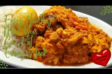 EASY HEALTHY MEAL  EGG & CORN BEEF STEW