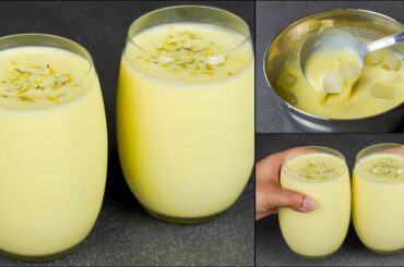 Badam Sharbat Recipe | Milk & Nut Drink Recipe | Healthy Badam Milk Sharbat | Summer Drink | N'Oven