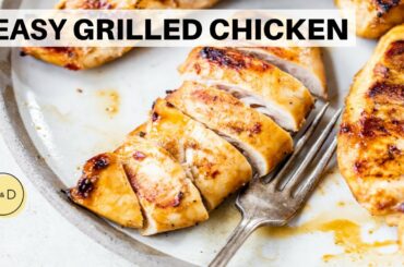 EASY GRILLED CHICKEN RECIPE | bright, bold asian flavors