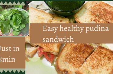 How to make easy healthy quick sandwich just in 5min