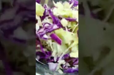 Coleslaw Salad Recipe | Healthy Cabbage Salad  #shorts #short #shortvideo  #salad