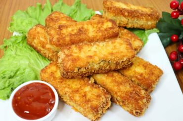 Delicious & Easy Evening Snack Recipe | Bread Sticks | Bread Snack Recipe