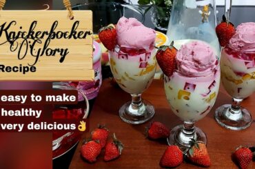 Knickerbocker Glory Recipe (healthier version) | Healthy Dessert | Rin's Journal