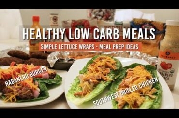 Meal Prep Ideas - Healthy Lettuce Wrap Recipes