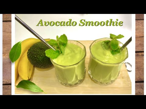 Avocado Banana smoothie Recipe | Avocado smoothie | Healthy Summer Drink | Weight loss smoothie Avocado Banana smoothie Recipe | Avocado smoothie | Healthy Summer Drink | Weight loss smoothie