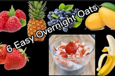 EASY OVERNIGHT OATS Recipe | Best Morning Breakfast | Healthy & Weight Loss Recipe | EktasKitchen