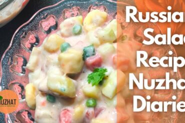 Russian Fruit Salad Recipe || Best Healthy Tasty Salad || Easy and Quick Recipe || Nuzhat Diaries