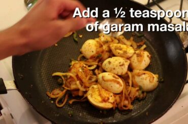 Healthy Boiled Eggs Masala Recipe