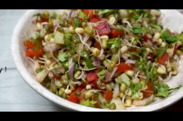 Sprouts Salad Recipe | Healthy Sprout Salad | Healthy Weight Loss Recipe | Moong Bean Sprout Salad