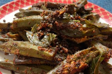 Bhindi Fry  | Low calorie bhindi recipe for weight loss