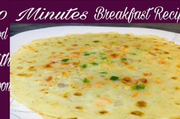 10 Minutes Healthy Breakfast Recipe||Easy and Quick Recipe by Food with  Moon.