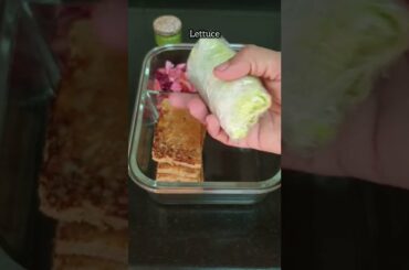 Husband's Lunch box | Boiled Egg Salad | Garlic Avocado Dip #shorts