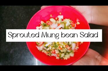 #How to make mung bean sprout salad#sprout salad recipe #Best weight loss salad#summer salad recipe