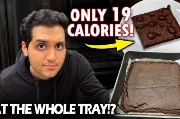 19 CALORIE FUDGEY BROWNIES | LOW CALORIE & HEALTHY