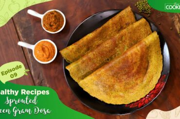 Green Gram Dosa | High Protein Breakfast | Healthy Recipes | Dosa Recipe | Weight loss Recipes
