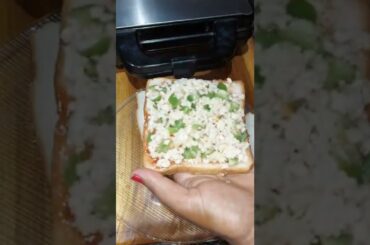 #shorts quickneasy healthy breakfast recipe |paneer capsicum sandwich |lessoilrecipe |desichulha