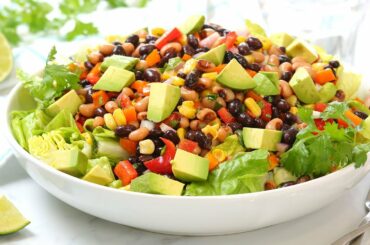 Mexican Bean Salad | Protein Packed 10 Minute Meal Prep Recipe