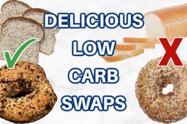 HEALTHY KETO LOW CARB SWAPS | EAT THIS NOT THAT! 2022 | Bread Pasta Bagels Chips