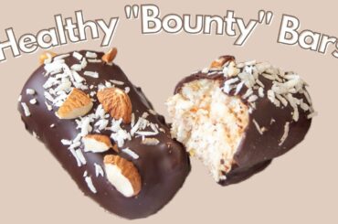 Chocolate Coconut Almond Bars | Healthy "Bounty" Recipe #Shorts