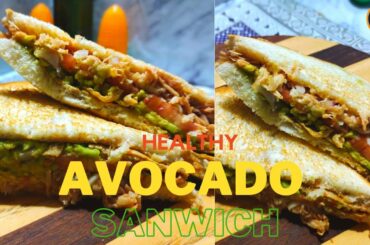 Healthy And Delicious Avocado And Egg Sandwich For Weight Loss | Sandwich Recipe By Health Cravings