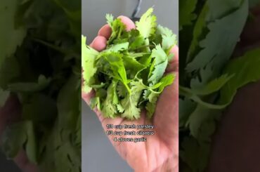 CHIMICHURRI Is A Cheat Code #shorts #healthyrecipes #ytshorts