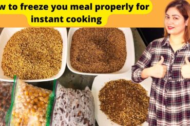 Easy Healthy Freezer Meals|Homemade Frozen Food Recipes For Busy People|Quick & Easy Instant Recipes