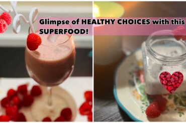 2 Healthy Breakfast Ideas | Raspberry Chia Pudding & Smoothie #weightlossrecipe  #quickandeasy