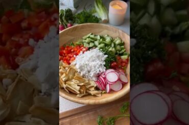 Vegan Salad Recipe #shorts #healthy #recipe #healthyliving #veganfood  #vegan #how #lifechanging