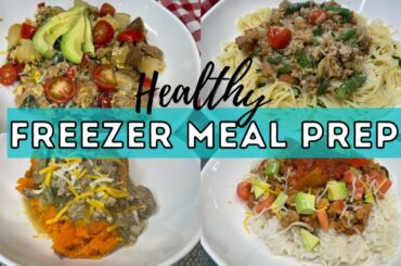 HEALTHY FREEZER MEAL PREP RECIPES | QUICK meal prep ideas | MAKE AHEAD MEALS | That Frugal Farmhouse