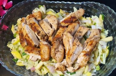 Roasted Chicken Salad l High Protein Salad l Chicken Salad Recipe l Healthy Recipes l Shorts