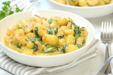 Pesto Chicken Gnocchi | 20 Minute Dinner Idea | Quick + Easy Recipes