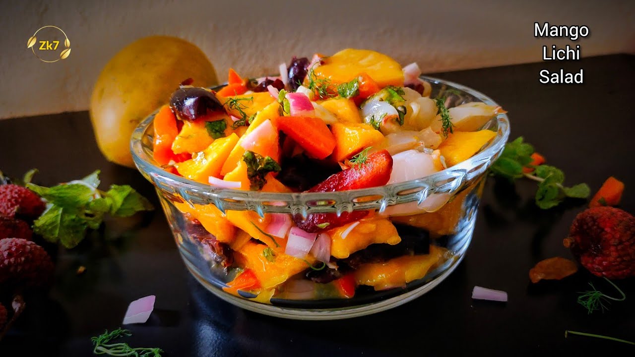 Mango And Lichi Salad || Summer Salad Recipes || Mango Salad By Zafreen Mango And Lichi Salad || Summer Salad Recipes || Mango Salad By Zafreen