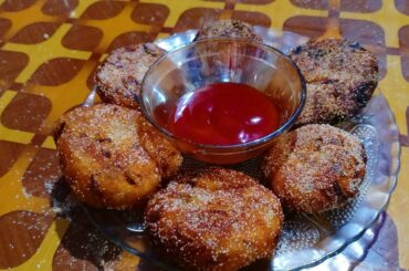 Banana cutlet#healthy snacks#banana cutlet recipe#easy cutlet recipe#Shobha Rannaghor#shorts