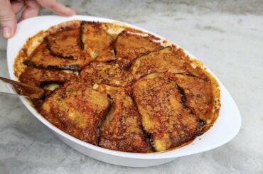 No meat! Eggplant lasagna! Low carb healthy dinner recipe!