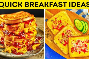 Quick Breakfast Ideas For Busy Mornings || Tasty Recipes to Start Your Day!