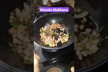 Salted Makhana, Quick & Healthy Snacks Recipe, #shorts, #subcribe