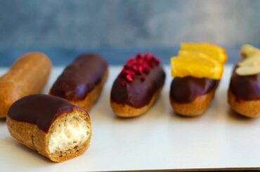HEALTHY eclairs! Low calorie sugar free recipe!