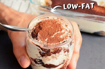 The most delicious HEALTHY Tiramisu I ever made