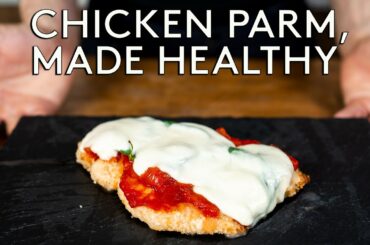 Chicken Parm Made Healthy And Juicy.