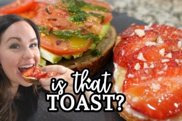 EASY AND HEALTHY BREAKFAST TOAST IDEAS | TOAST RECIPES | FEEDING THE BYRDS
